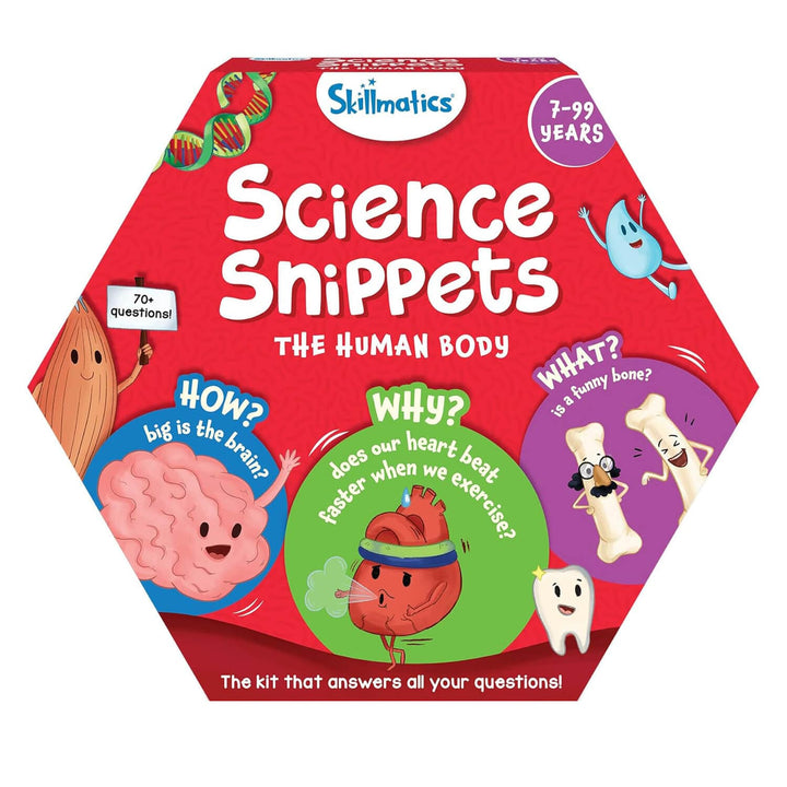 Science Snippets the human body flash card kit with over 70 questions