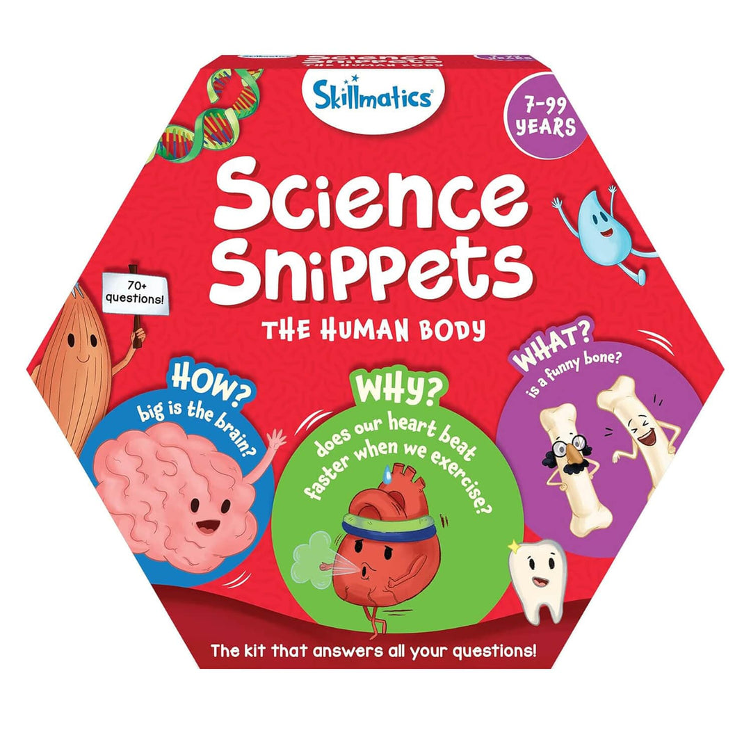 Science Snippets the human body flash card kit with over 70 questions