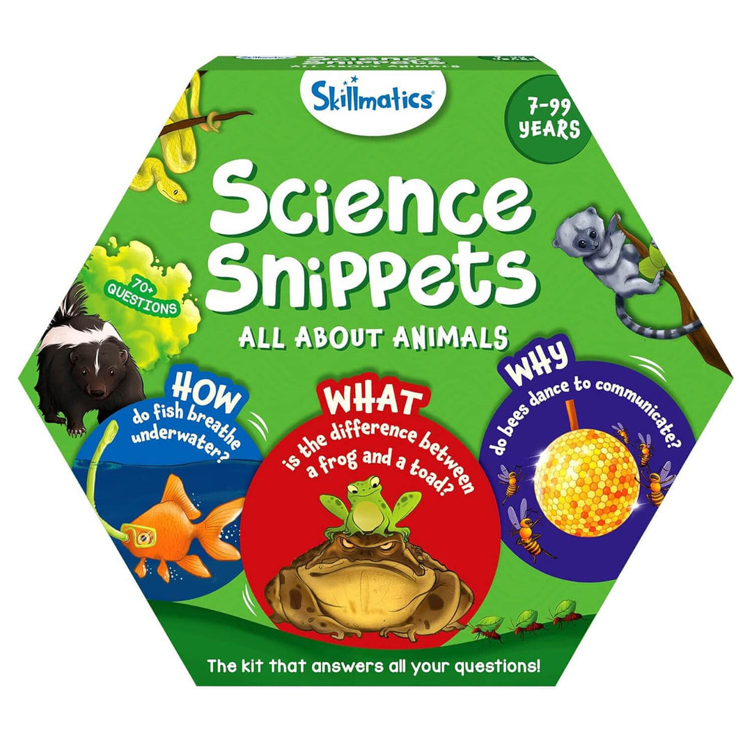 Science Snippets all about animals flash card kit with over 70 questions