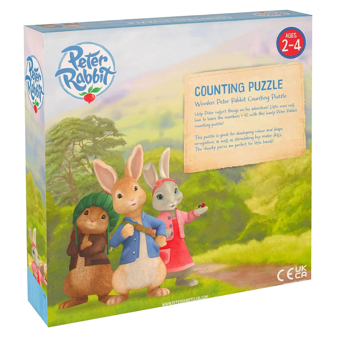 ack of the box of Peter Rabbit counting puzzle