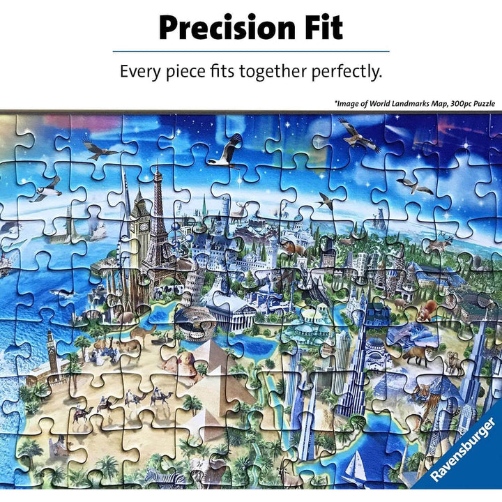 Jigsaw pieces with text reading Precision Fit
