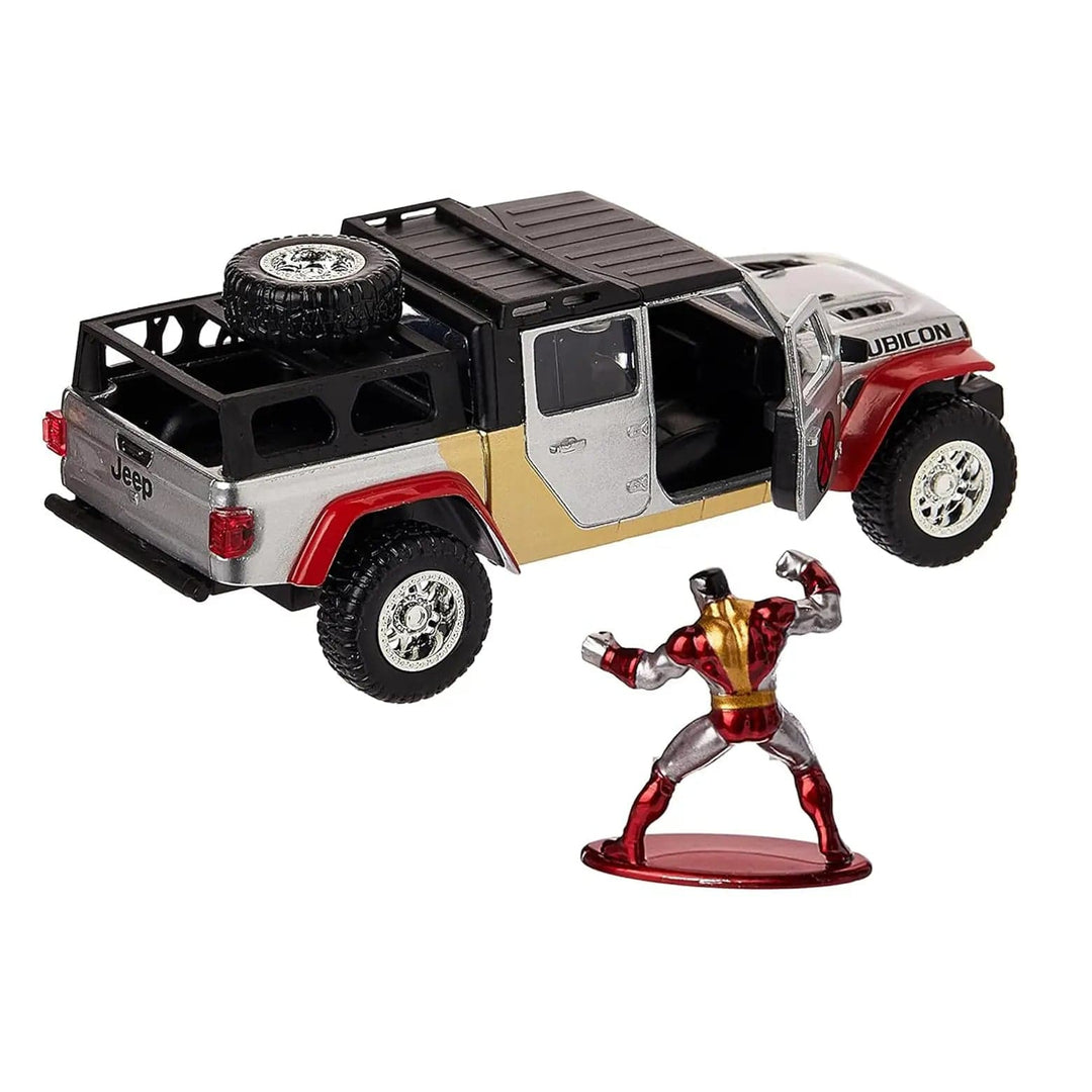 die cast metal Colossus jeep and figure for collectors