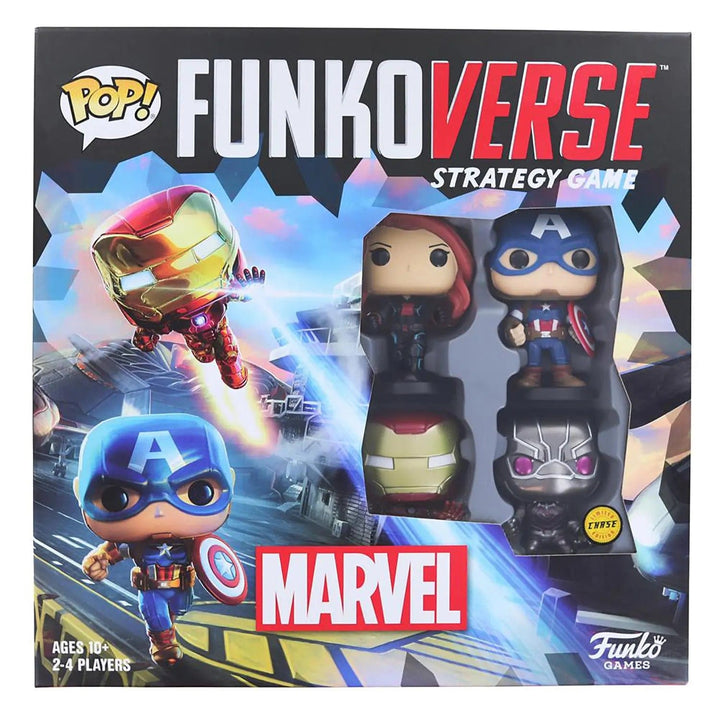 Funkoverse Strategy Game with exclusive Marvel figures