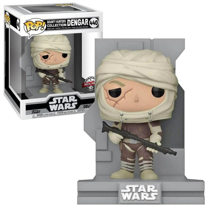 Funko Pop Star Wars Bounty Hunters collection deluxe Dengar figure number 440 with stand