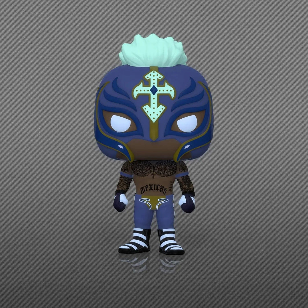 Glow in the dark Rey Mysterio Funko pop WWE figure