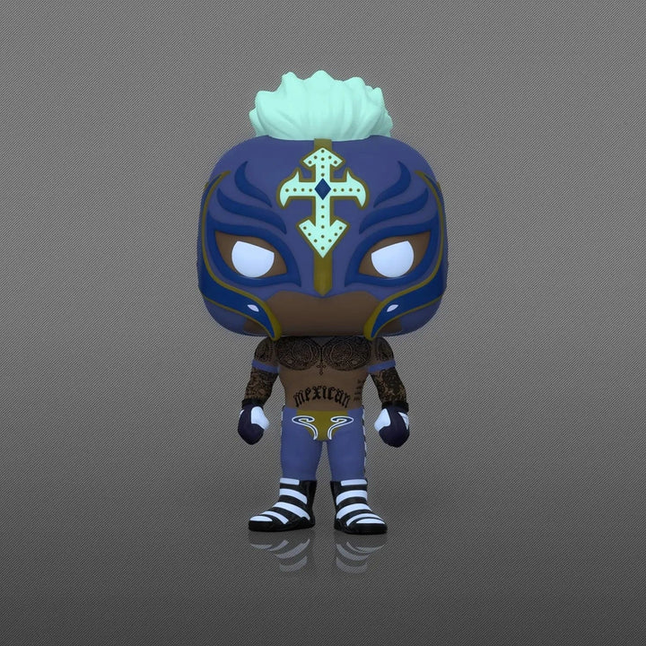 Glow in the dark Rey Mysterio Funko pop WWE figure