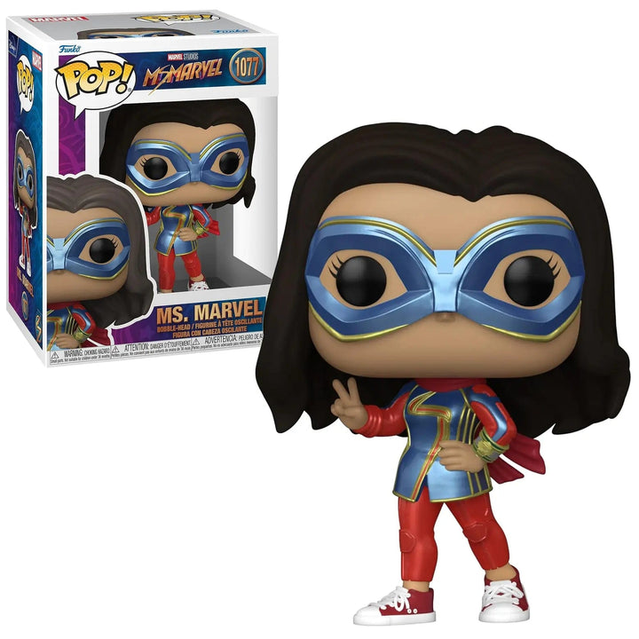 Funko Pop Ms Marvel figure from Marvel studios fro collectors