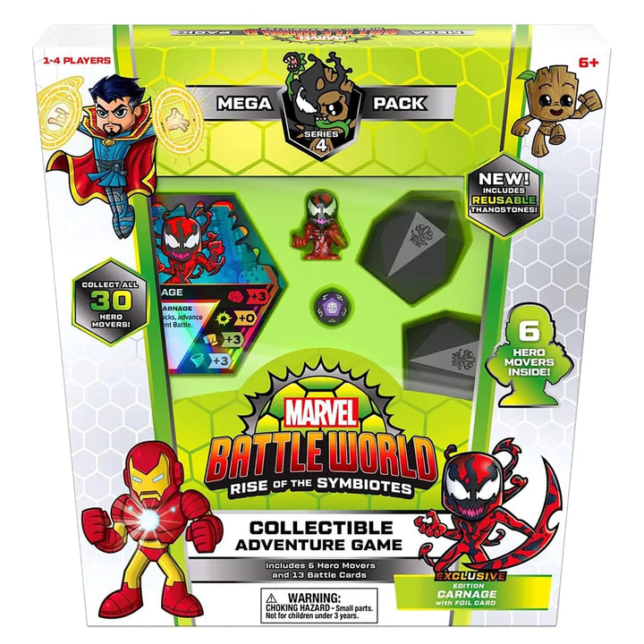 Marvel battle world mega pack collectible adventure game with 6 hero movers figures