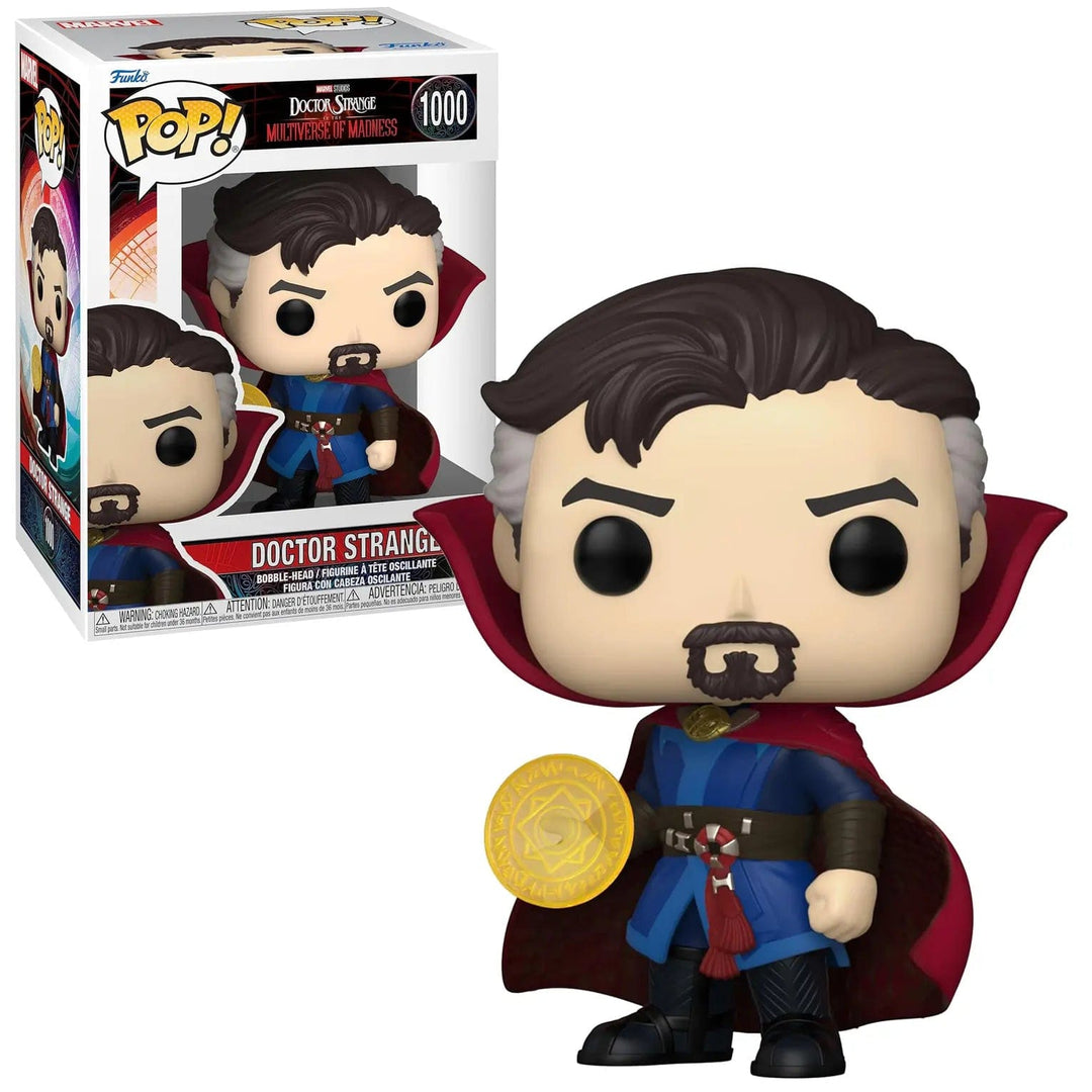 Funko Pop Doctor Strange vinyl figure number 1000 in display box packaging