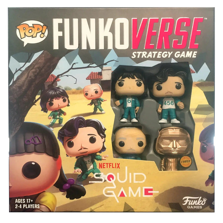 funkoverse squid game chase limited edition with Gold front man figure