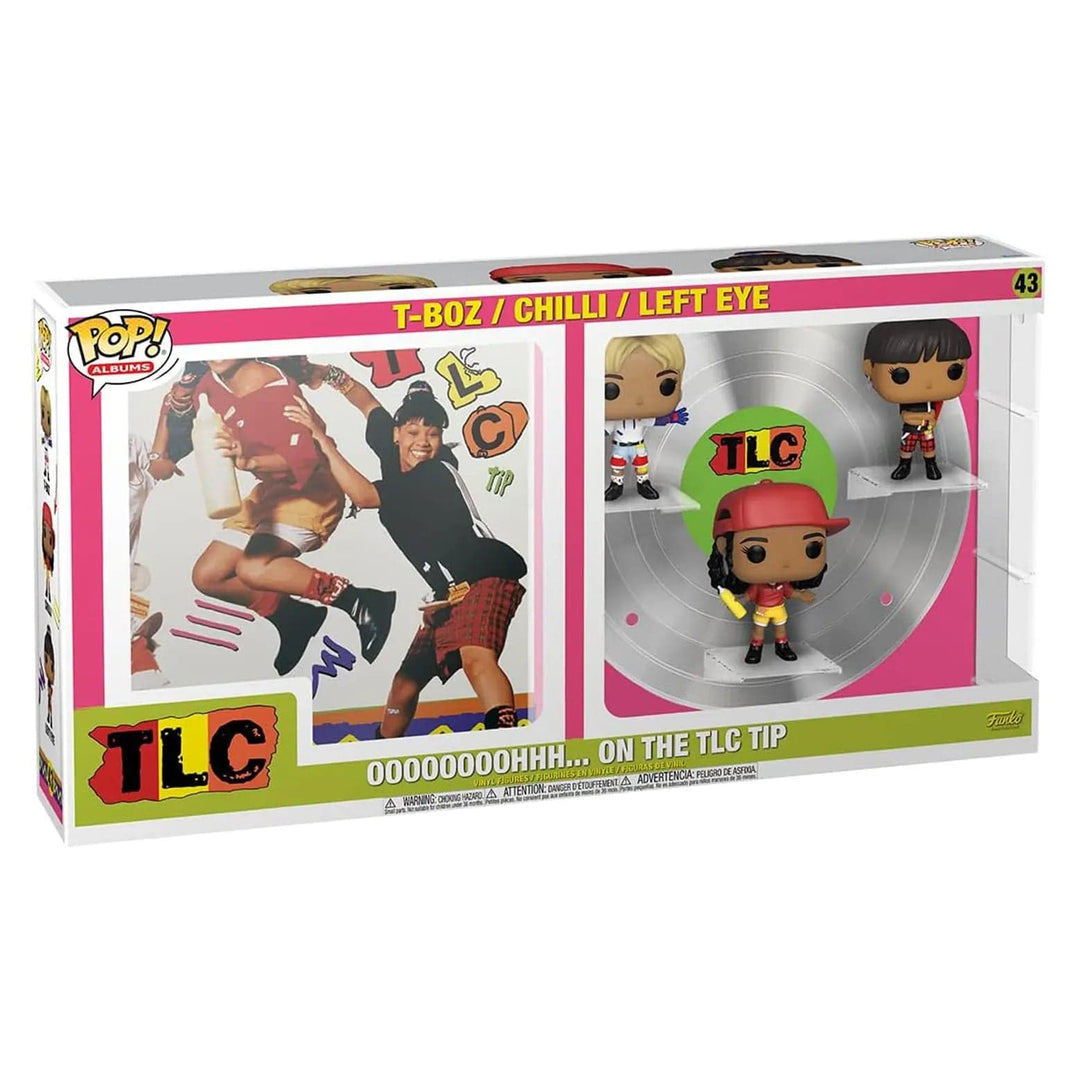 Funko Pop Albums TLC Ooohh on the TLC Tip with 3 vinyl figure, album cover and stand