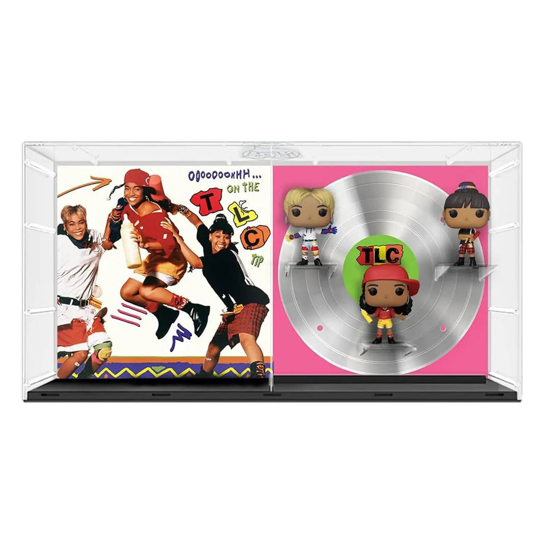 TLC Ooohh on the TLC Tip hard display case with 3 vinyl figure, album cover and stand