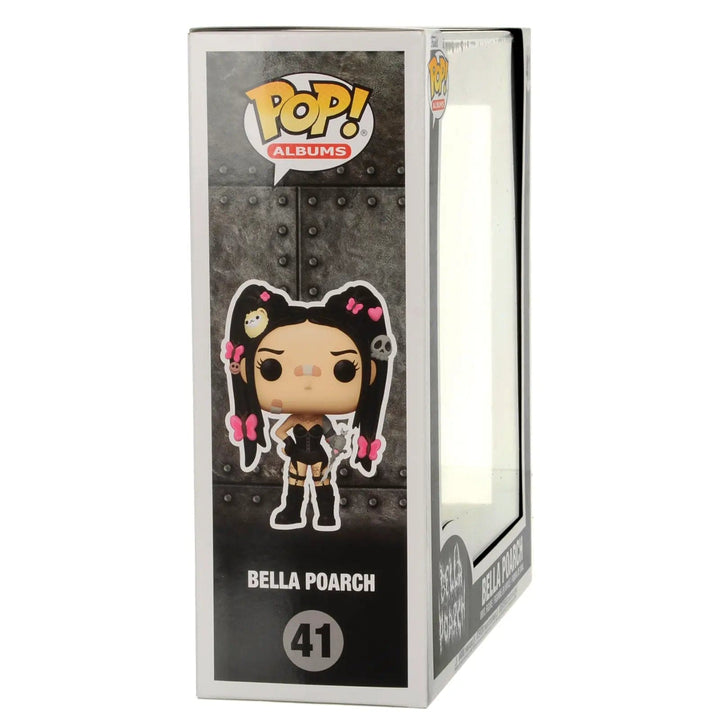 Side of the box of Funko Pop Albums Bella Poarch vinyl figure