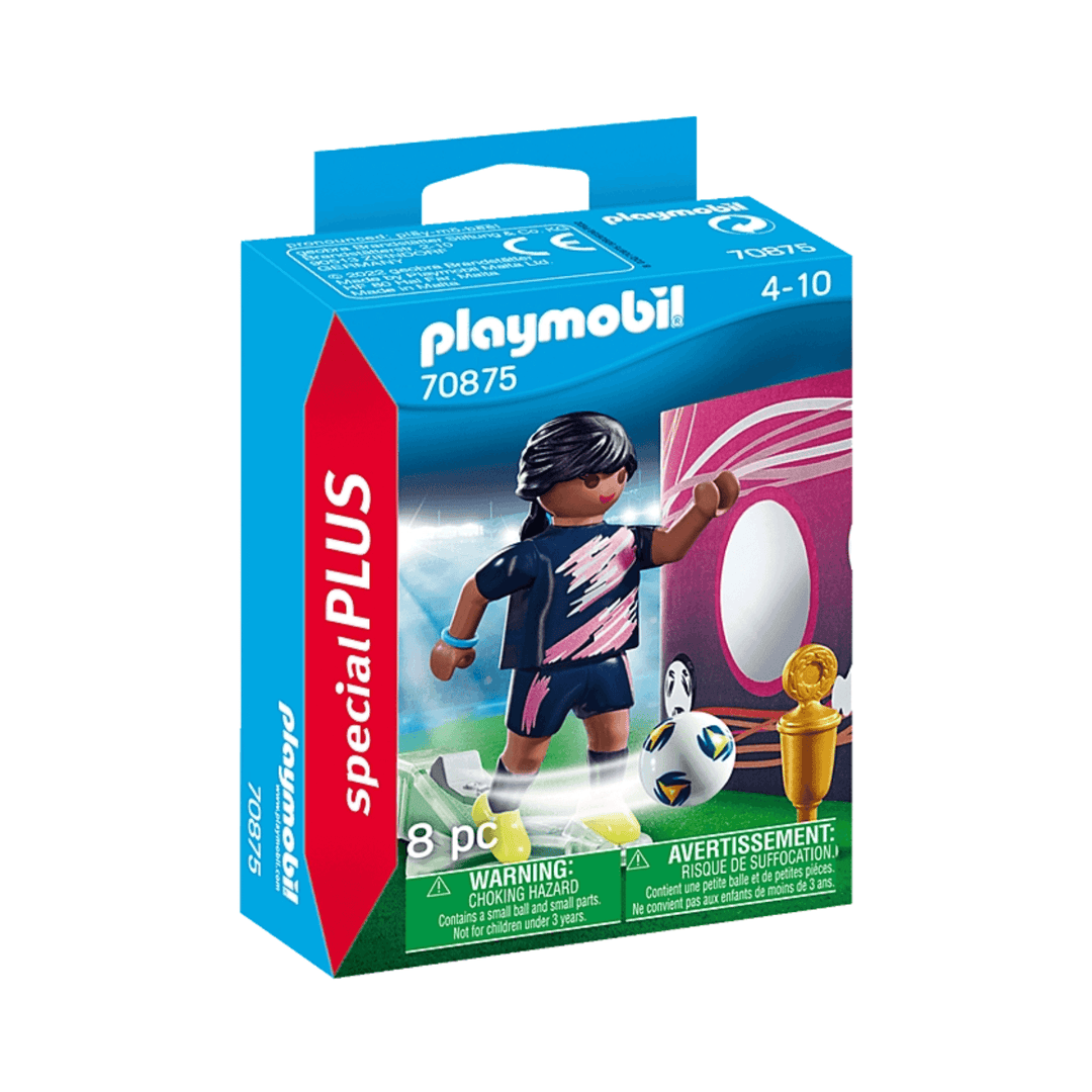 playmobil special plus play set soccer player