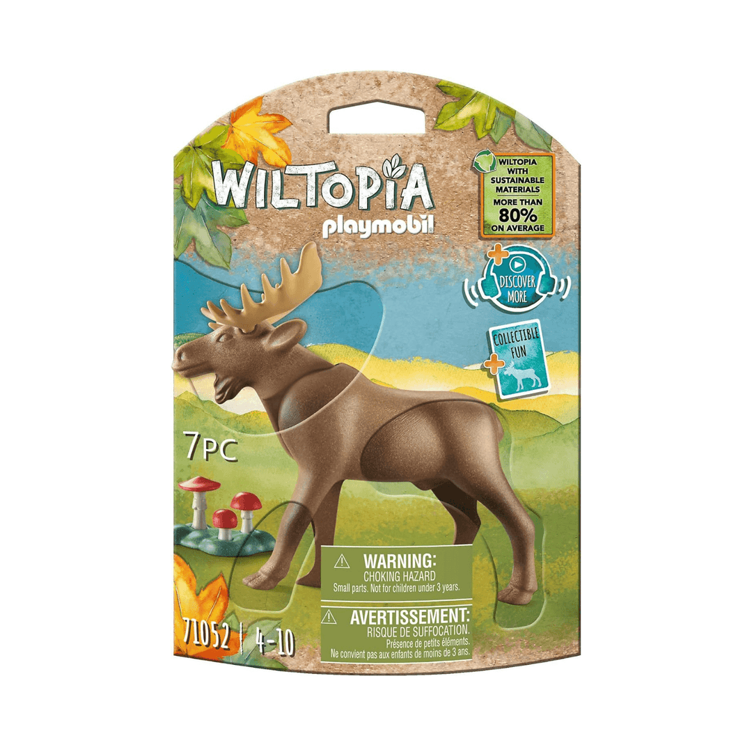 wiltopia moose animal toy with accessories and digital content