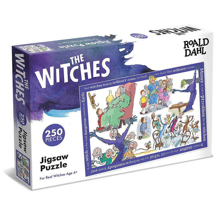 Roald Dahl Stories Jigsaw Puzzle Illustrations Quotes 250 Pieces Witches