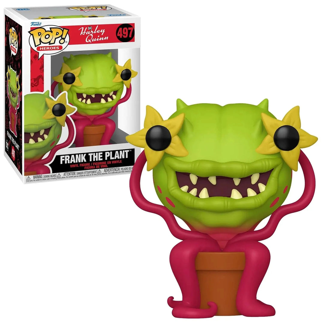 Funko Pop Heroes Frank the Plant vinyl figure from DC Harley Quinn