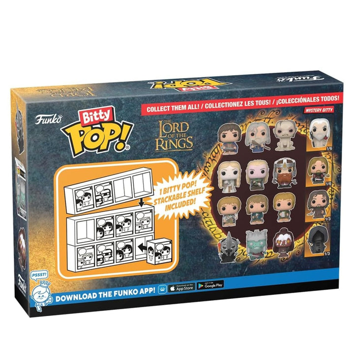Funko Bitty Pop! Lord of the Rings 4 Pack Mini Figures Mystery Shelf