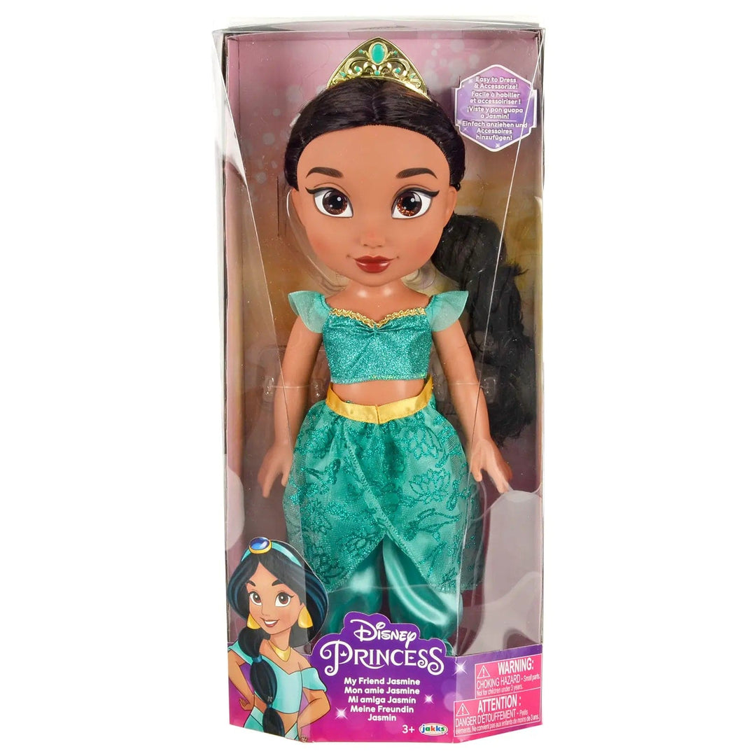 Disney Princess my friend Jasmine doll with jade green outfit and tiara