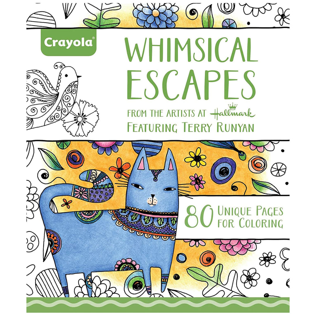 Crayola Whimsical Escapes Colouring Book Hallmark Artist 80 Pages