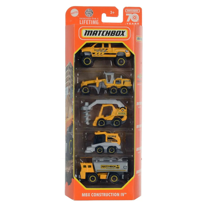 Matchbox Construction IV pack of 5 die-cast vehicles