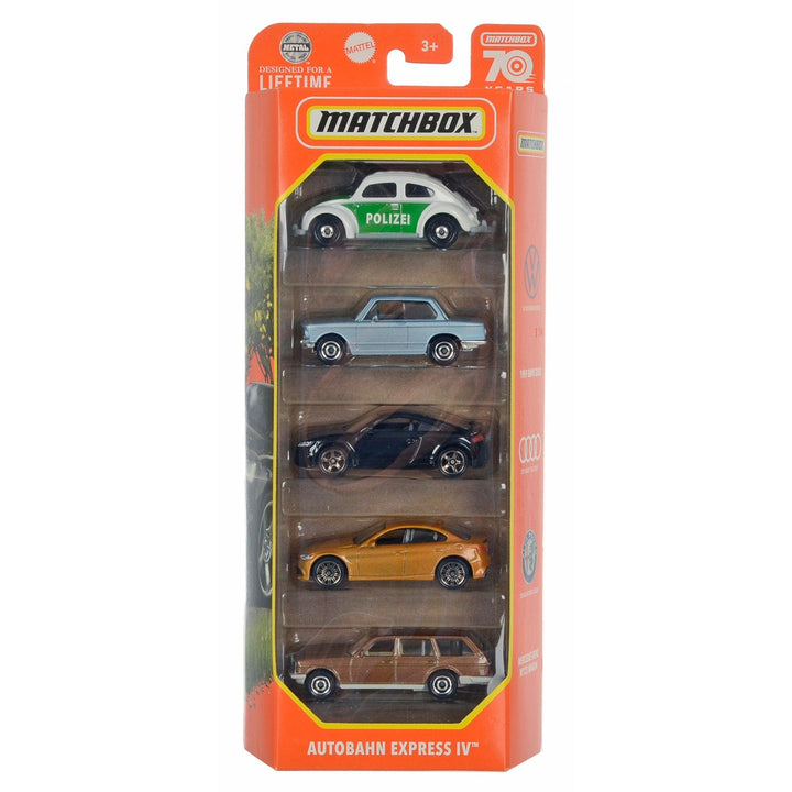 Matchbox Autobahn Express IV pack of 5 die-cast vehicles