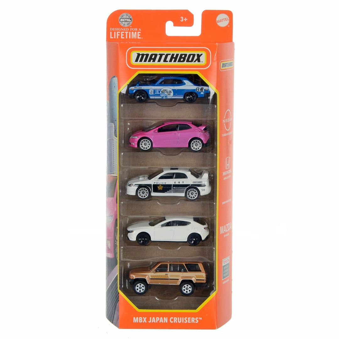 Matchbox Japan Cruisers pack of 5 die-cast vehicles