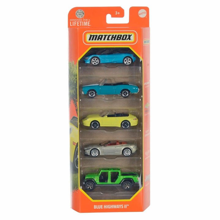 Matchbox Blue Highways II pack of 5 die-cast vehicles