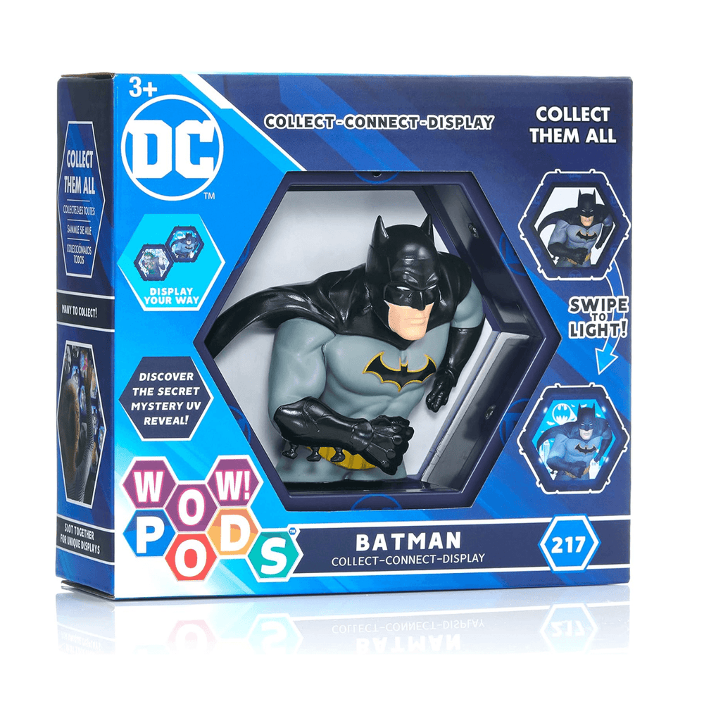 batman bust WOW! pods in blue box packaging