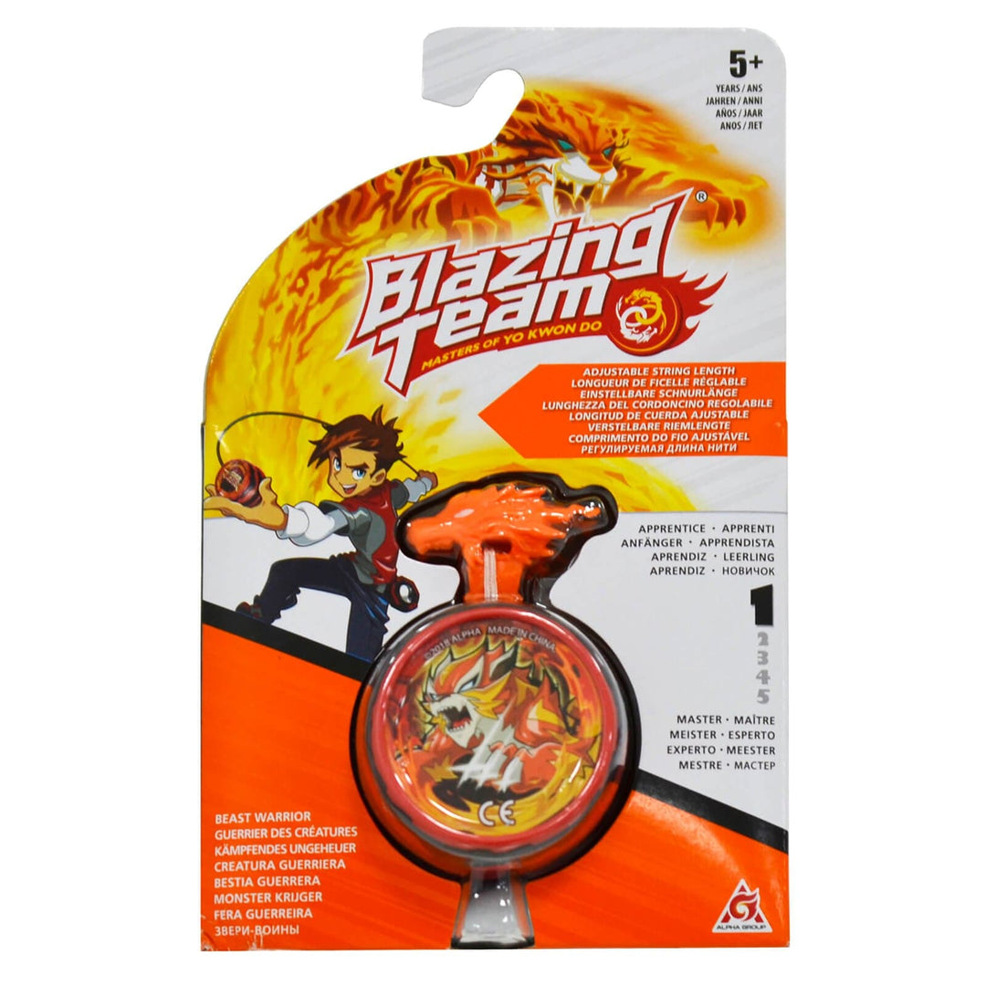 Blazing Team Yo-Yo Beast Warrior Yo Kwon Do Adjustable String War Tiger