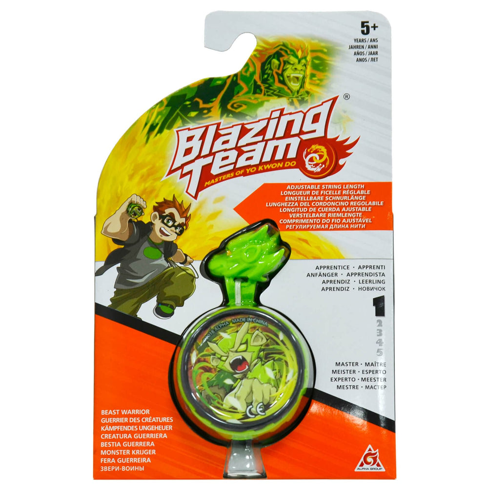 Blazing Team Yo-Yo Beast Warrior Yo Kwon Do Adjustable String Irate Simia