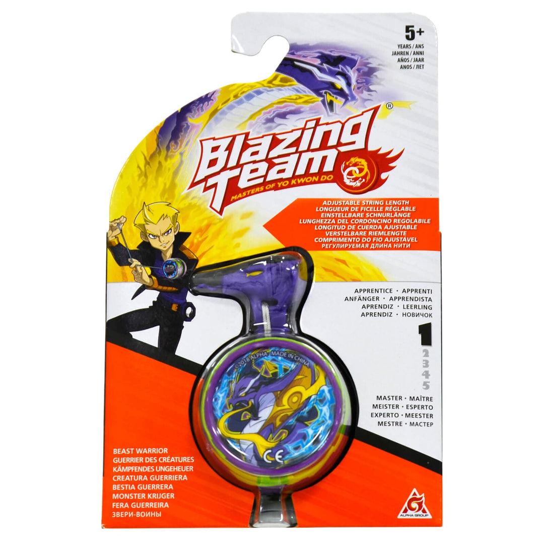 Blazing Team Yo-Yo Beast Warrior Yo Kwon Do Adjustable String Evil Serpent