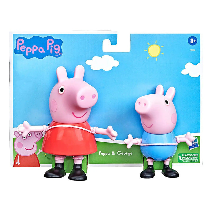 Peppa Pig and George figures for children age 3 and over