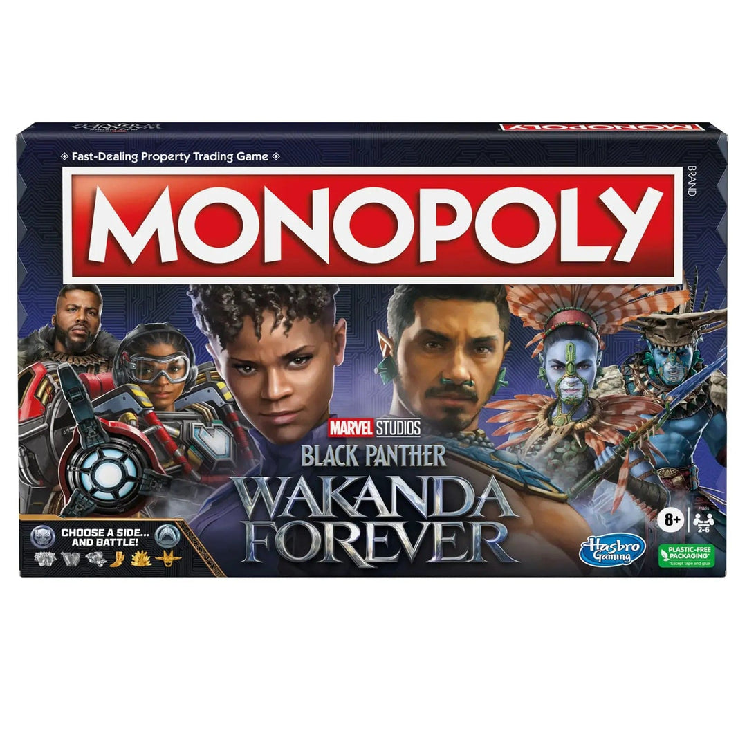 Marvel Studios Black Panther inspired Monopoly game box