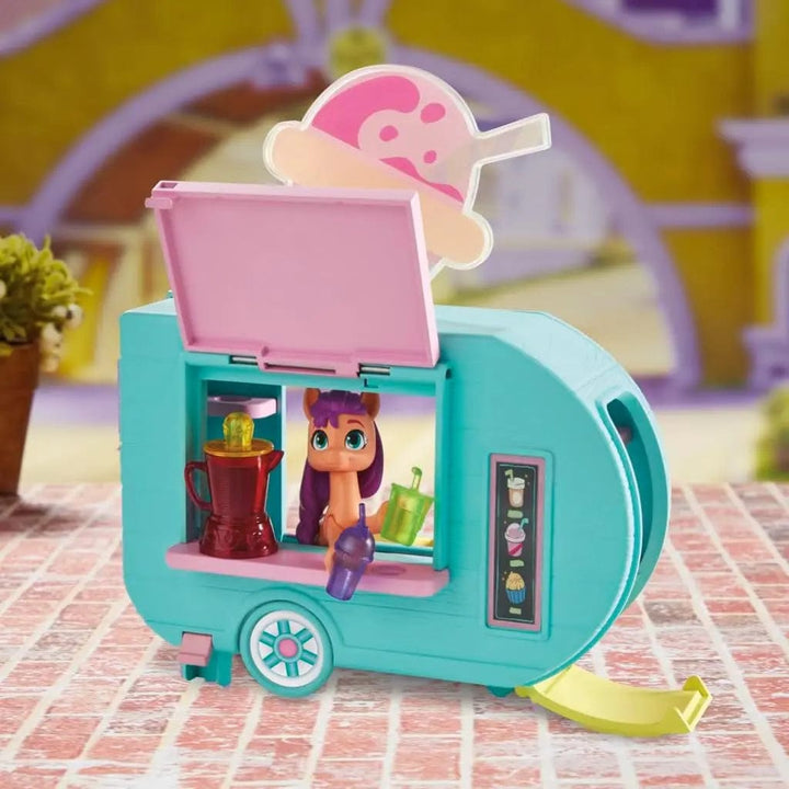 My Little Pony play smoothie truck with window open