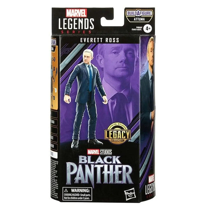 Marvel Legends series collectible figure of Everett Ross from Black Panther, with Build a Figure parts