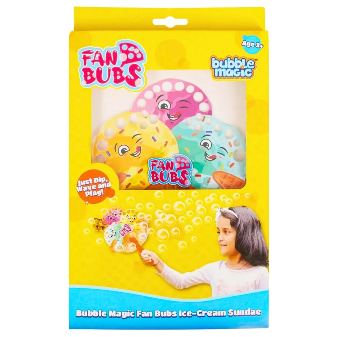 Bubble Magic Fan Bubs Dip Wave Play Outdoor Party Fun 100ml