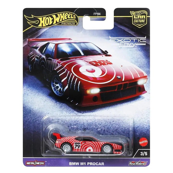 hot wheels exotic envy bmw m1 procar