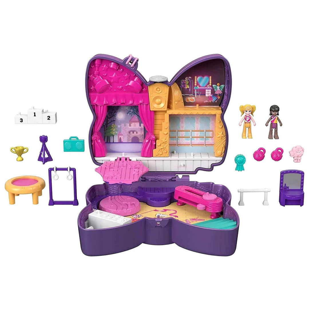 Polly Pocket Compact Carry Play Themed Adventure Micro Dolls