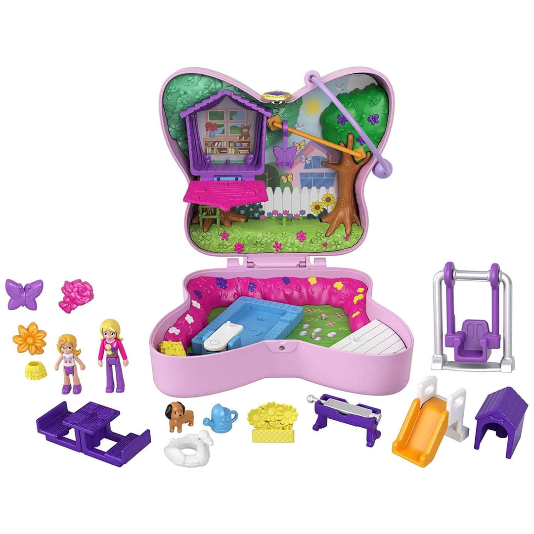 Polly Pocket Compact Carry Play Themed Adventure Micro Dolls