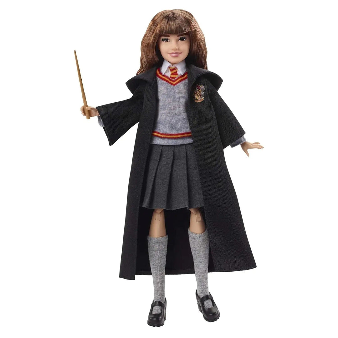 Hermione Granger figure with wand, robe and Hogwarts uniform for collectors