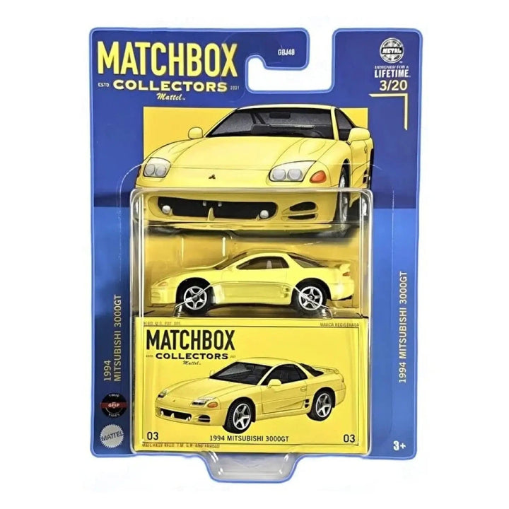 1994 Mitsubishi 3000GT 3/20 Matchbox Collectors Series