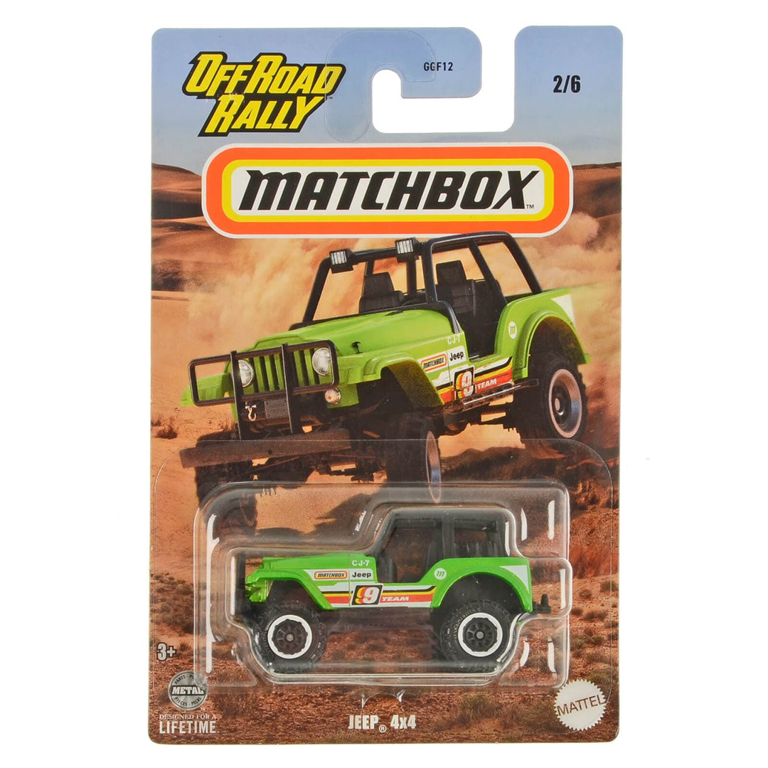 Jeep 4x4 Matchbox Off Road Rally car