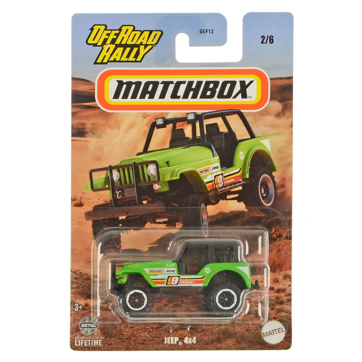 Jeep 4x4 Matchbox Off Road Rally car