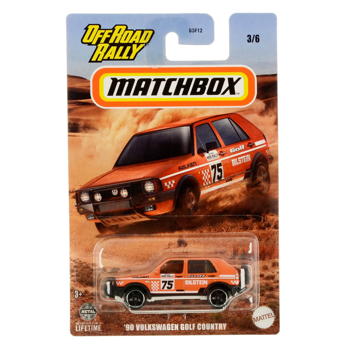 1990 Volkswagen Golf Country Matchbox Off Road Rally car