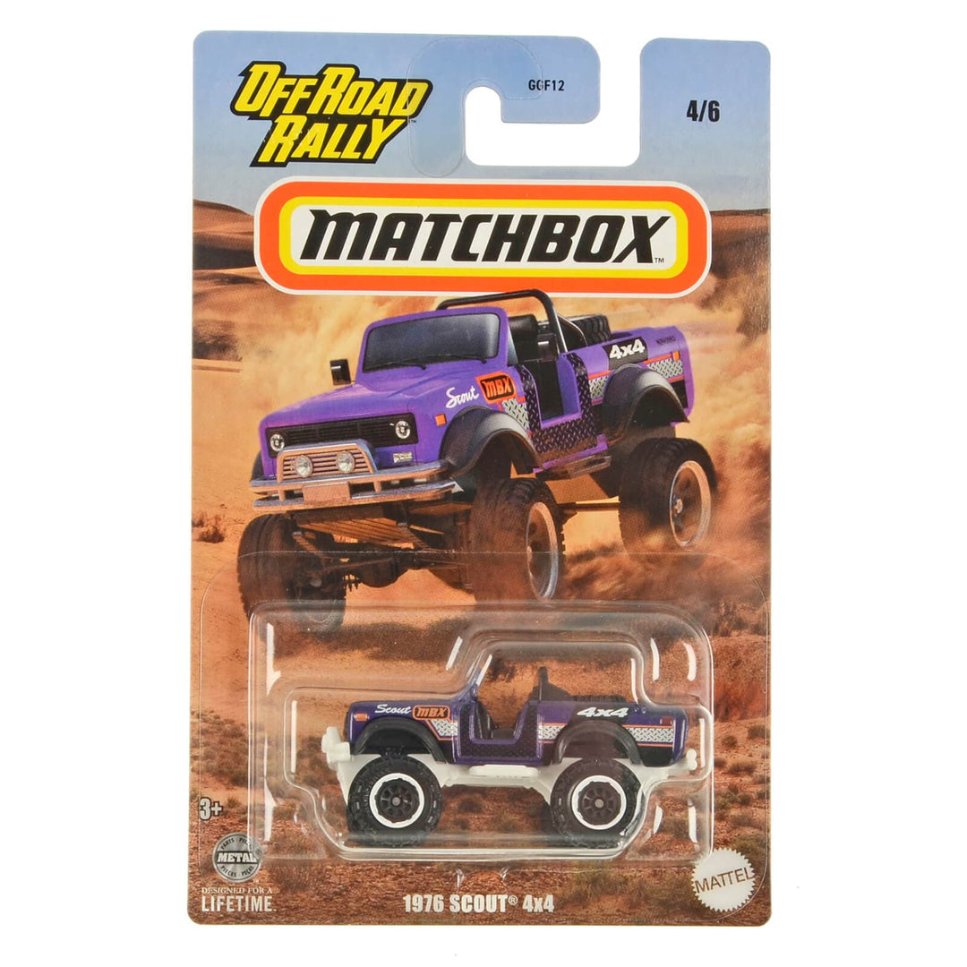 1976 Scout 4x4 Matchbox Off Road Rally car