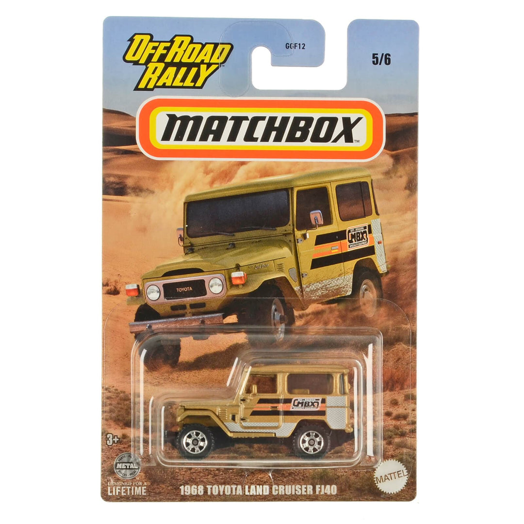 168 Toyota Land Cruiser Matchbox Off Road Rally car