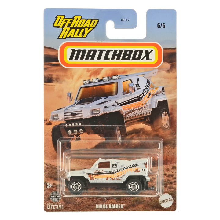Ridge Raider Matchbox Off Road Rally car