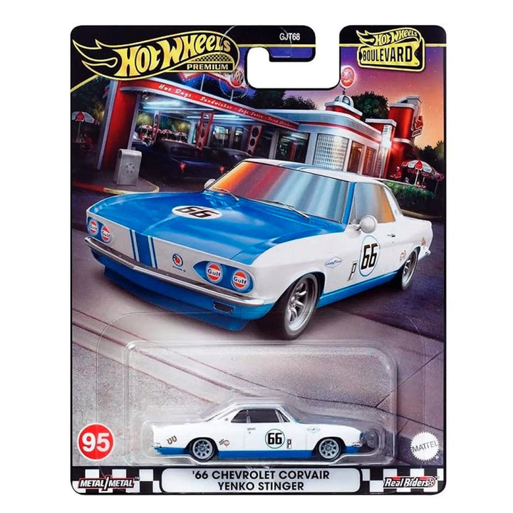 1966 Chevrolet Corvair Yenko Stinger Hot Wheels Premium Boulevard series car