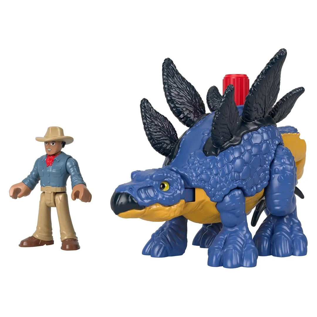 Stegosaurus and dr grant action figures